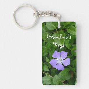 Little Purple Flower  Keychain