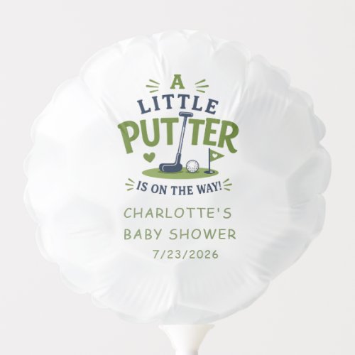 Little Putter Baby Shower Air-Filled Balloon