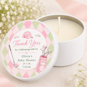 Little Putter Baby Shower Candle Favor Mini Candle Favors