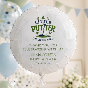 Little Putter Baby Shower Helium Balloon