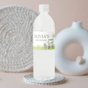 Little Putter Golf Baby Shower Water Bottle Label