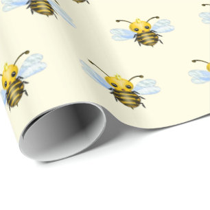 Little Queen Bee Wrapping Paper