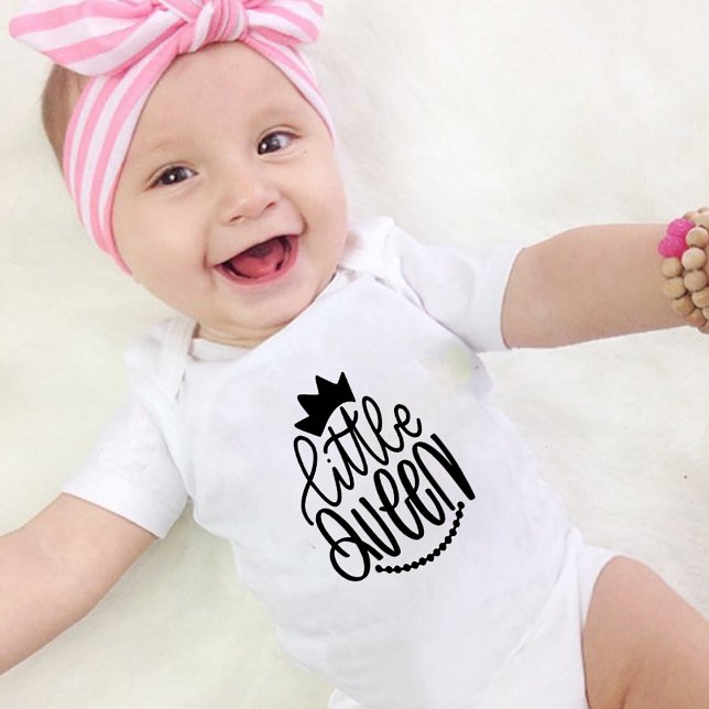 Little Queen Humor Funny Bodysuits One-Pieces (Creator Uploaded)