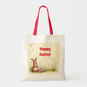 Little Rabbit Easter Vintage Popular Collection Tote Bag