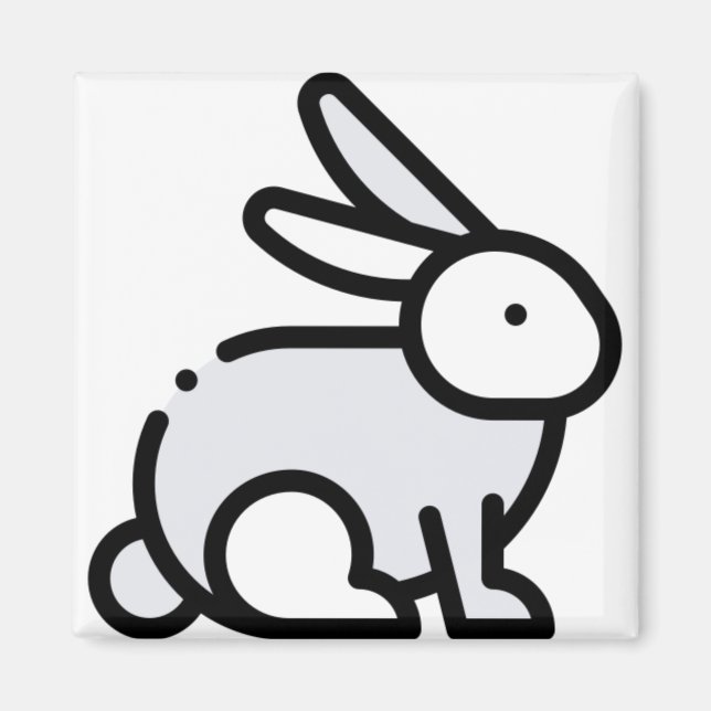 Little Rabbit Magnet (Front)
