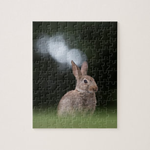 Little Rabbit Nature Photo Jigsaw Puzzle