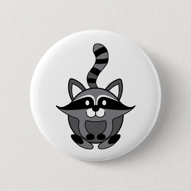 Little Raccoon Button (Front)