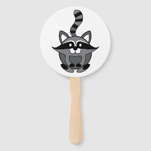 Little Raccoon Hand Fan