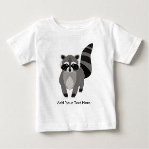 Little Raccoon Rascal Personalized Baby T-Shirt