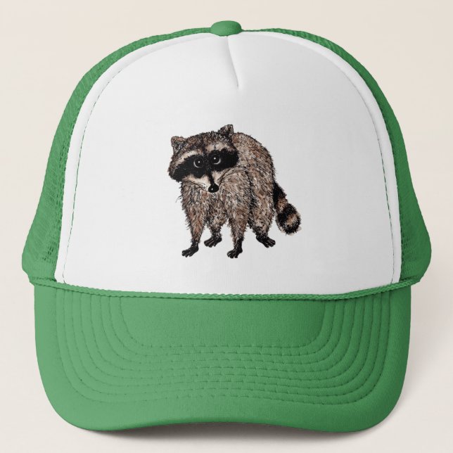 Little Raccoon Trucker Hat (Front)
