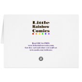 Little Rainbow Comics: Change the World Blank Note Cards (Back Horizontal)