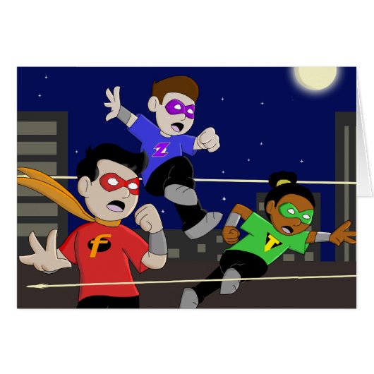 Little Rainbow Comics: Change the World Blank Note Cards (Front Horizontal)