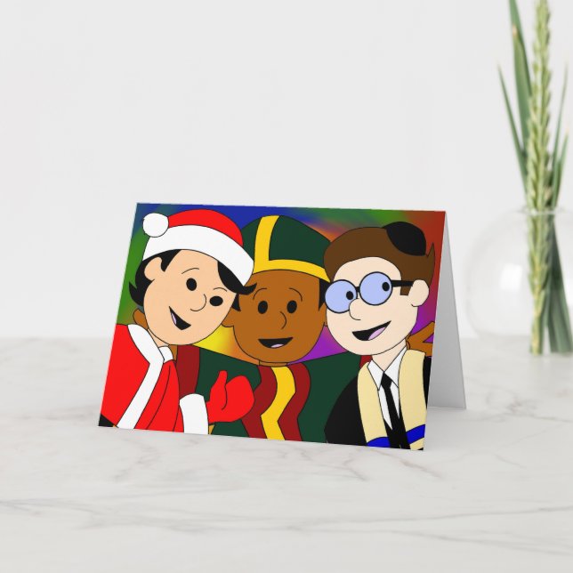 Little Rainbow Comics: Gay Holiday Greeting (Front)