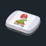 Little Raja favor tin<br><div class="desc">This will make a great party favor for your little Raja's next birthday party. Check out our cake topper and stickers for a complete "Little Raja" theme to your party.</div>