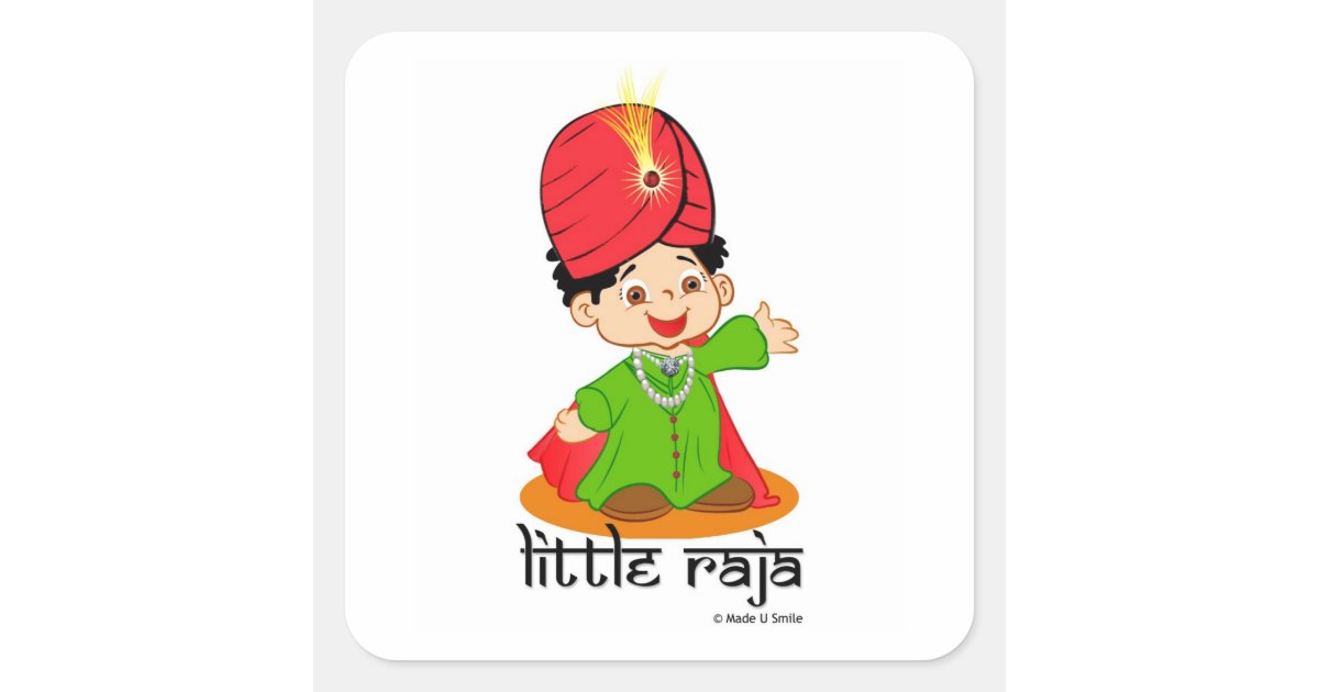 Little Raja Stickers | Zazzle