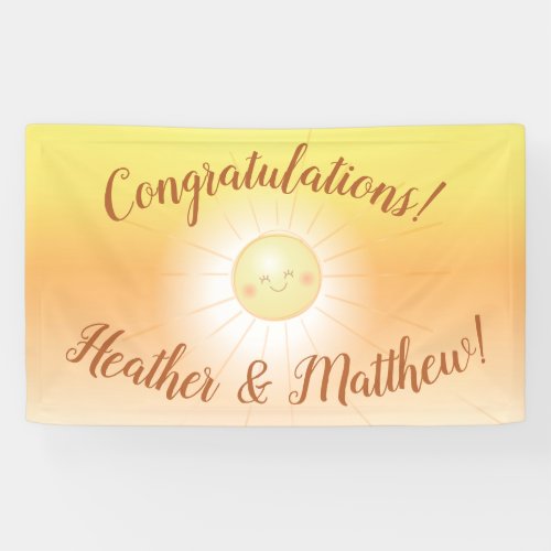 Little Ray of Sunshine Baby Shower Banner