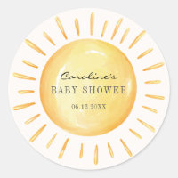 Little Ray Of Sunshine Baby Shower