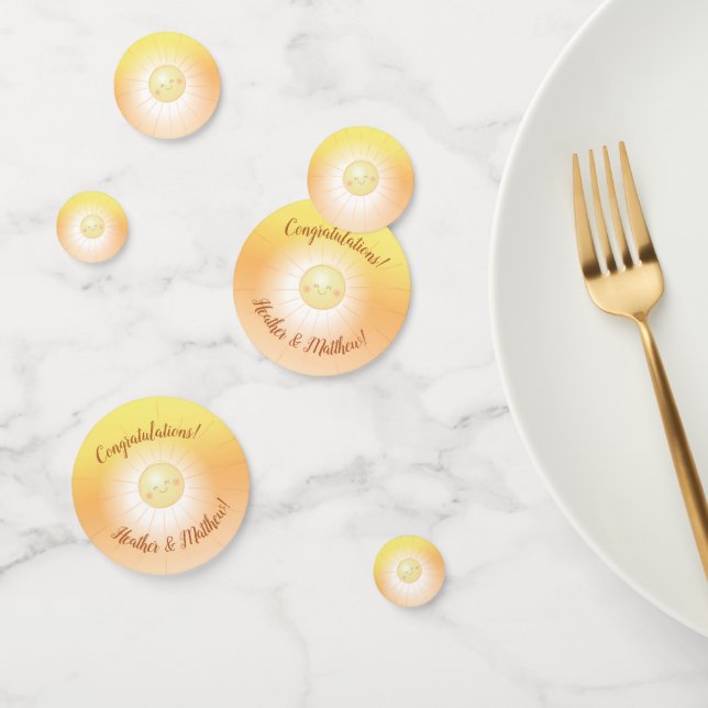 Little Ray of Sunshine Baby Shower Confetti (Group)