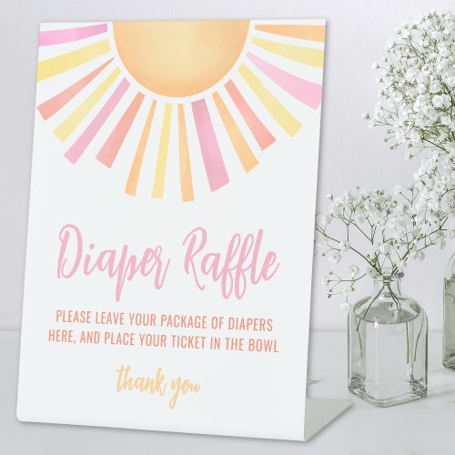 Little Ray Of Sunshine Baby Shower Diaper Raffle