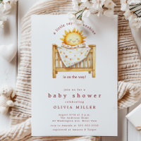 Little Ray of Sunshine Baby Shower Invitation