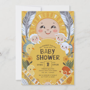 Little Ray of Sunshine Baby Shower Invitation