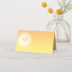 Little Ray of Sunshine Baby Shower Place Card