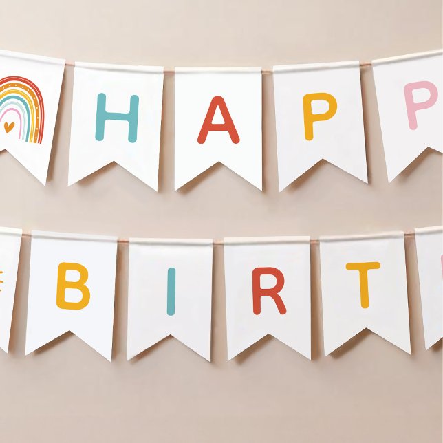 Little Ray of Sunshine Birthday Bunting Flags (Creator Uploaded)