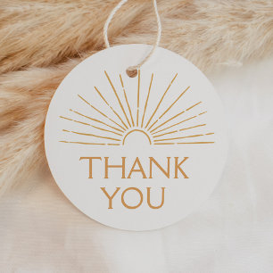 Little Ray of Sunshine Boho Baby Shower Favor Tags