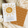 Little Ray of Sunshine | Boho Sun Baby Shower Invitation