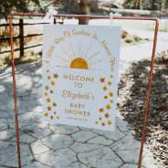 Little Ray Of Sunshine Gender Neutral Welcome Sign at Zazzle
