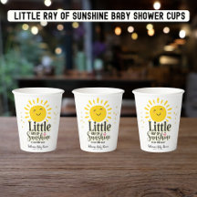 Little Ray of Sunshine Glitter Baby Shower
