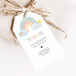 Little Ray of Sunshine Rainbow Favor Tags