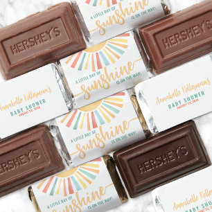 Little Ray Of Sunshine Sun Baby Shower Hershey's Miniatures