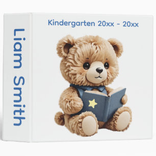 Little Reading Bear 3 Ring Binder