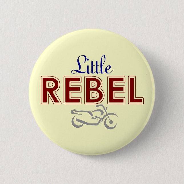 Little Rebel Button (Front)