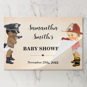 Little Recruit Baby Shower Tearaway Placemat