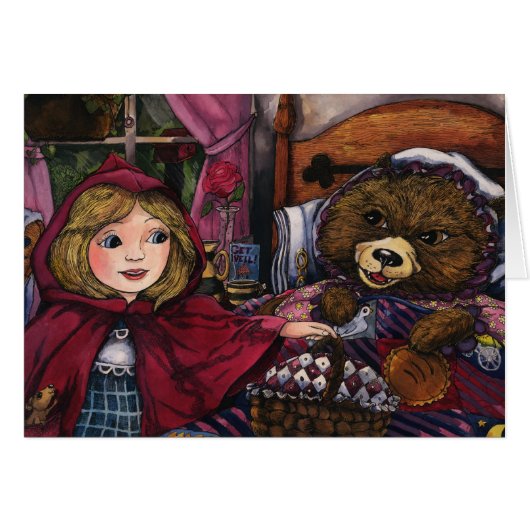 Little Red and "Granny" Cards (Front Horizontal)