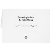 "Little Red Barn" Country Roads Greeting Card (Back Horizontal)