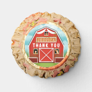 Little Red Barn Farm Birthday Party Reese's Peanut Butter Cups