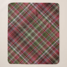 Little Red Berries Red and Green Plaid