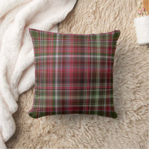 Little Red Berries Red and Green Plaid