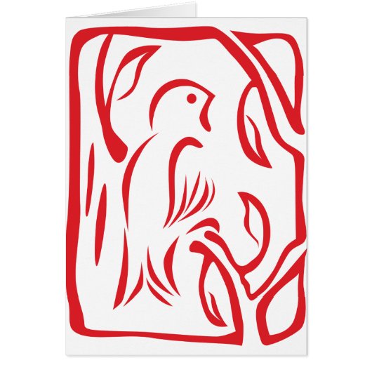 Little Red Bird Cards (Front)
