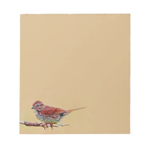 Little Red Bird Notepad