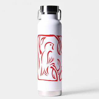 Little Red Bird Water Bottle