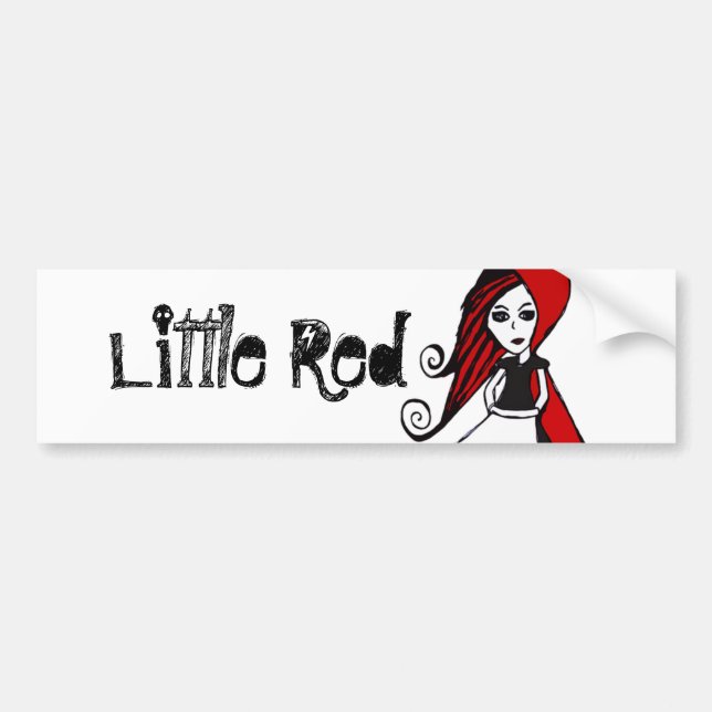 'Little Red' Bumper Sticker (Front)