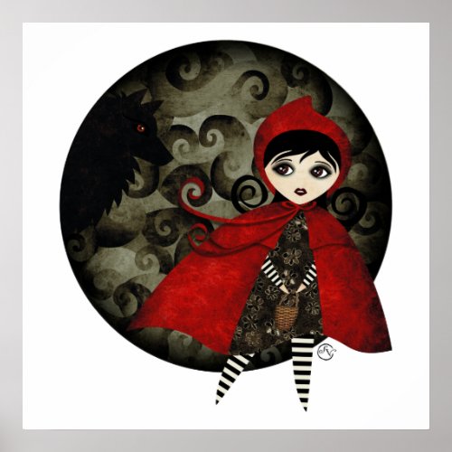 little red capuccine canvas print TBA