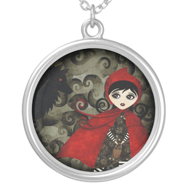 Little Red Capuccine Necklace (Front)