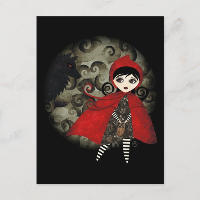 Little Red Capuccine Postcard (Front)