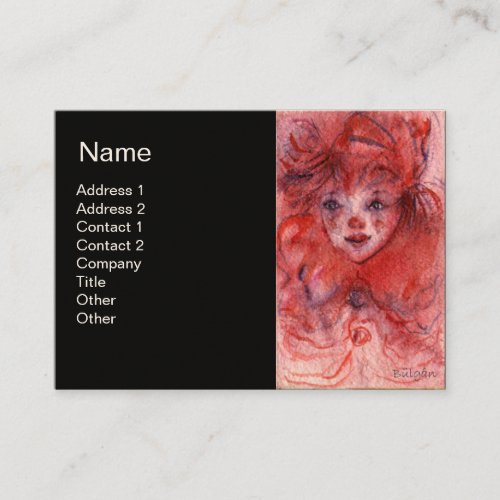 LITTLE RED CLOWN BUSINESS CARD