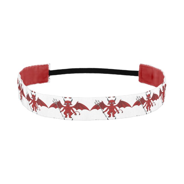 Little Red Devil Thunder_Cove Athletic Headband (Front)